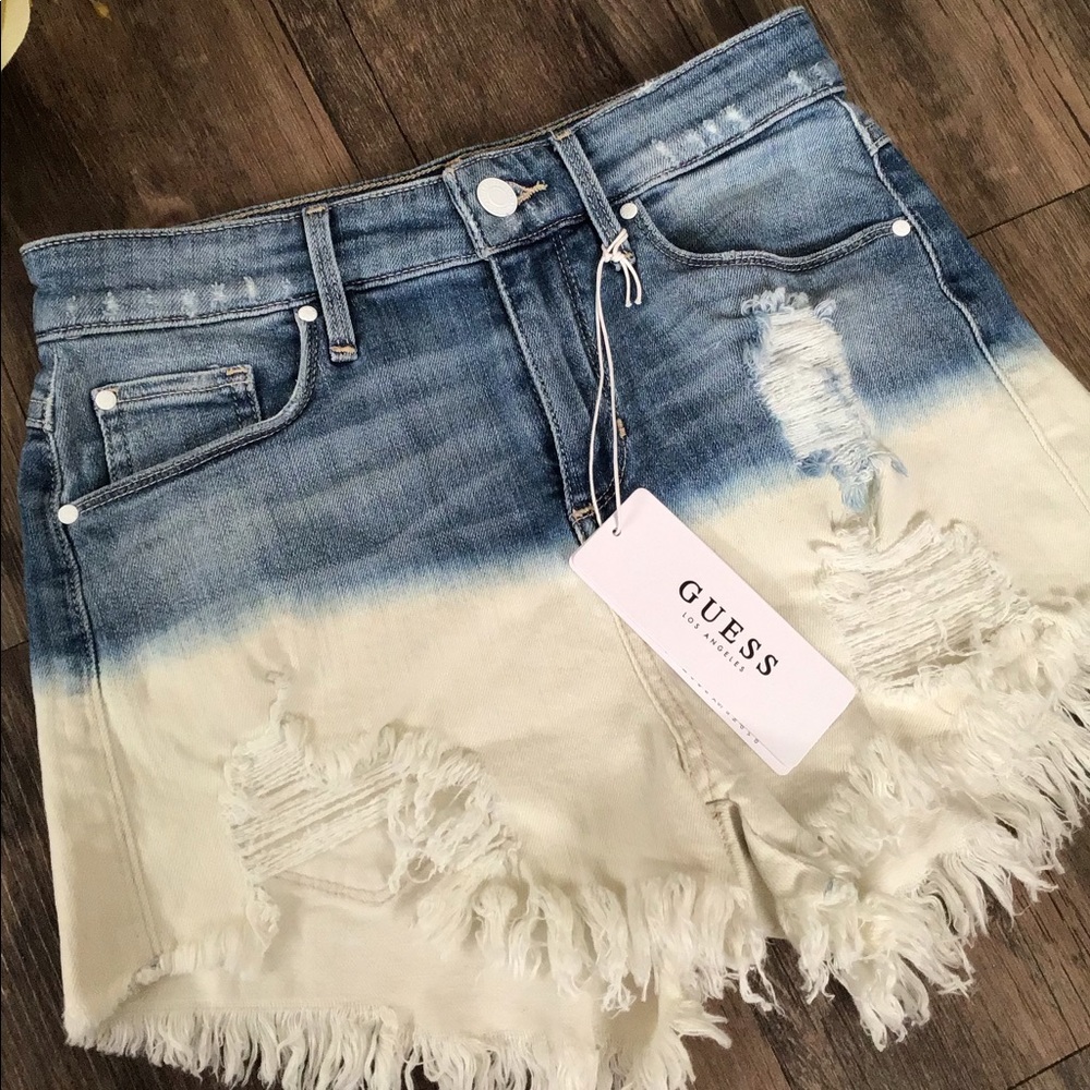 Guess high waist  shorts